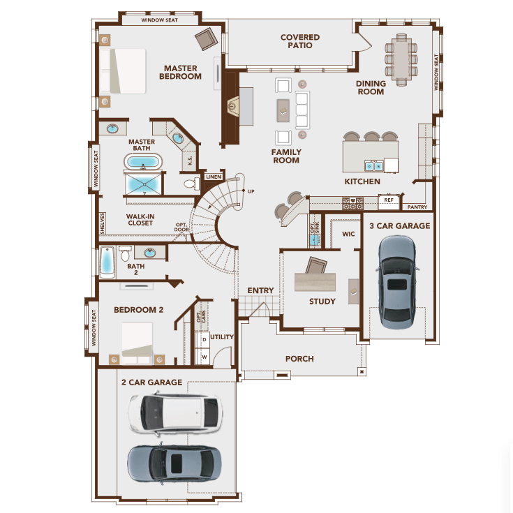 Grand South Pointe by Grand Homes Floor Plan Friday Marr Team Realty