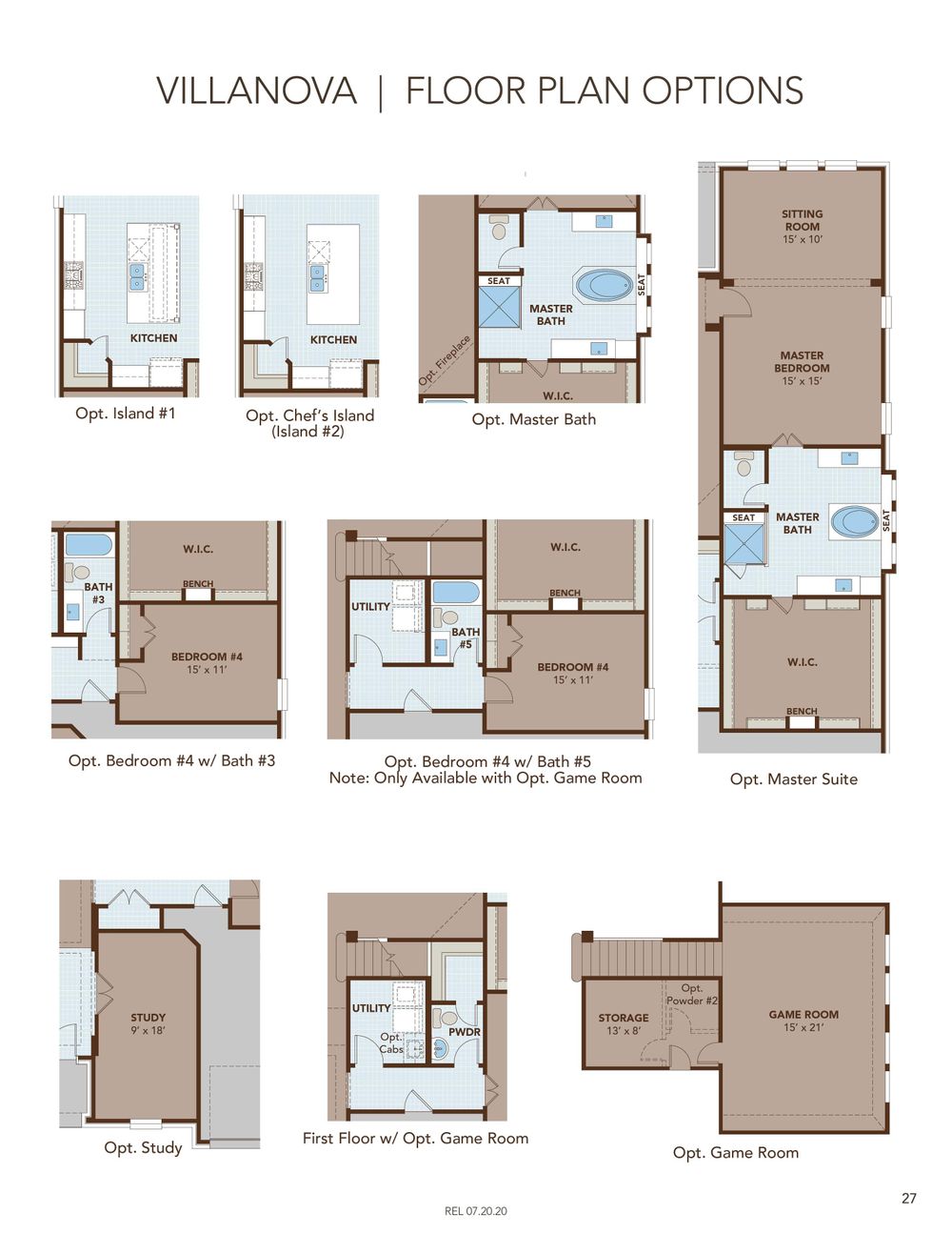 Villanova by Gehan Homes Floor Plan Friday Marr Team Realty Associates