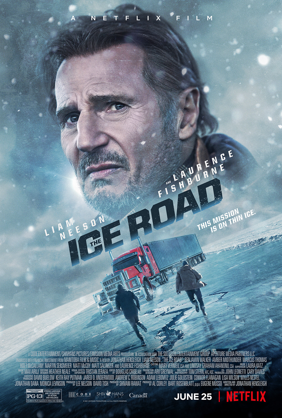 THE ICE ROAD (2021) New Liam Neeson Adventure Dumb But Fun This Is
