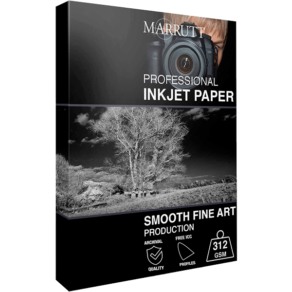 312gsm Smooth Fine Art Production Inkjet Paper Giclee Inkjet Photo