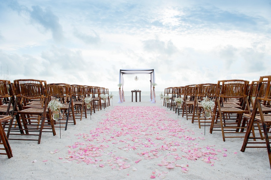 Treasure Island Beach Wedding Vintage Pink Florida Wedding