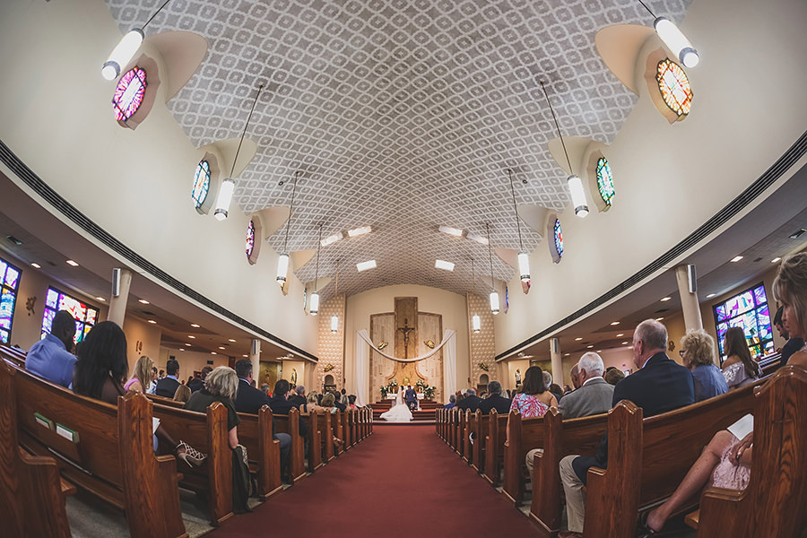 St. John Vianney Catholic Church Wedding Ceremony in St. Pete Beach St. Petersburg Wedding