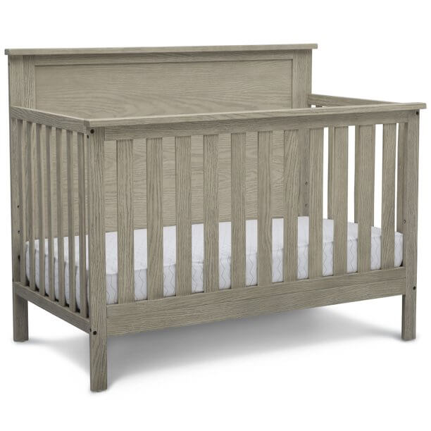 14 Solid Back Crib Options For a Nursery