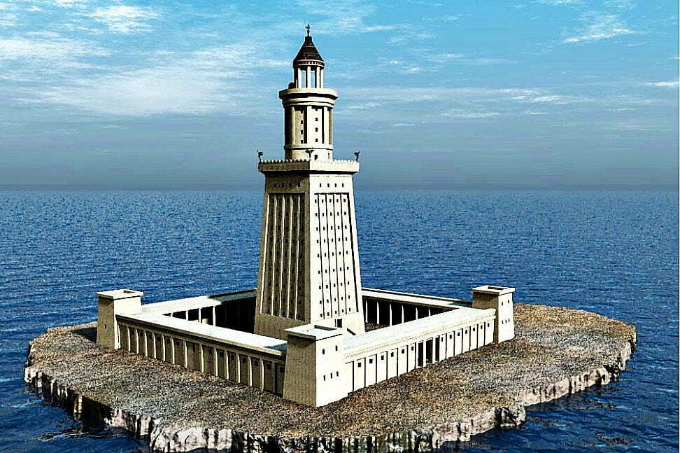 O Farol de Alexandria, conheça a história Mar Sem Fim