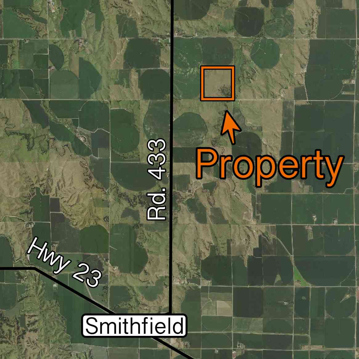 SOLD 160 ACRES NEAR SMITHFIELD GOSPER COUNTY, NE Marshall Land