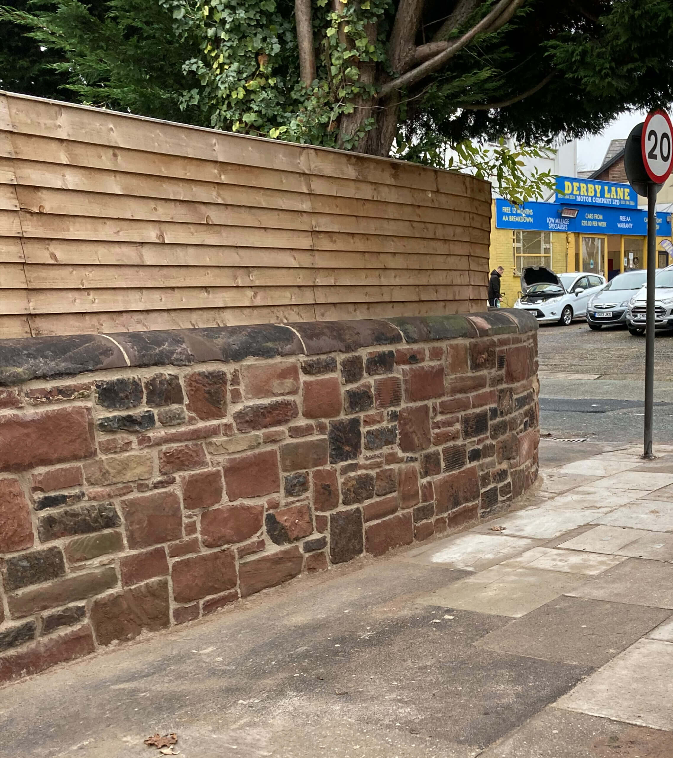 Natural Stone Walling & Masonry Liverpool Marshall Builders