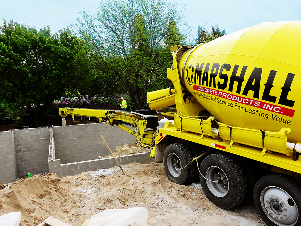 CONVEYOR TRUCKS Marshall Concrete Products Minneapolis and Saint Paul