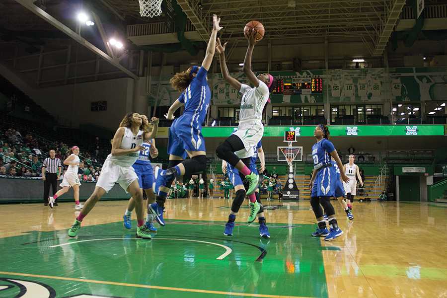 Marshall women’s basketball team rolls over FIU, advances to