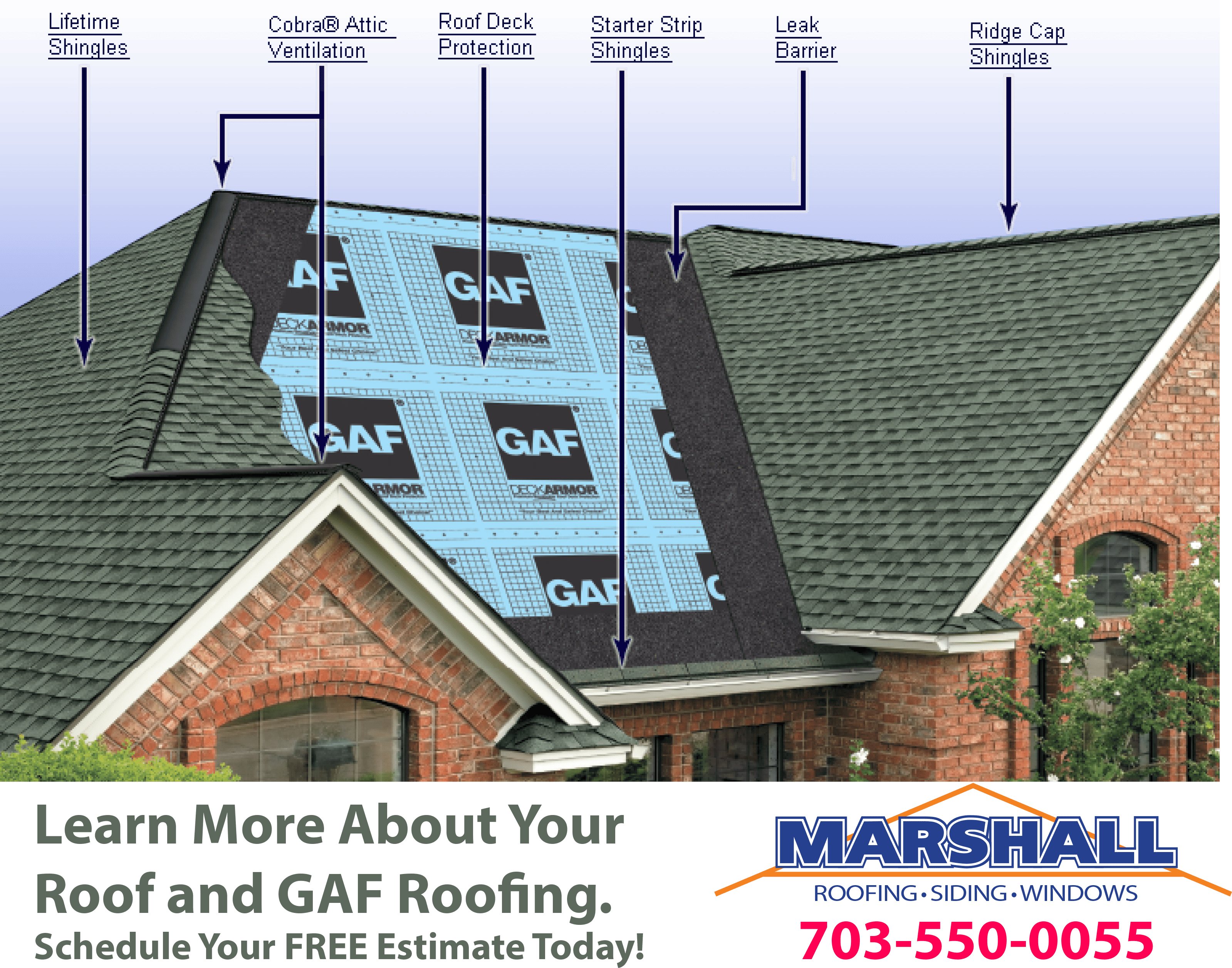 GAF Roofing Contractors for Northern Virginia and Maryland « Marshall