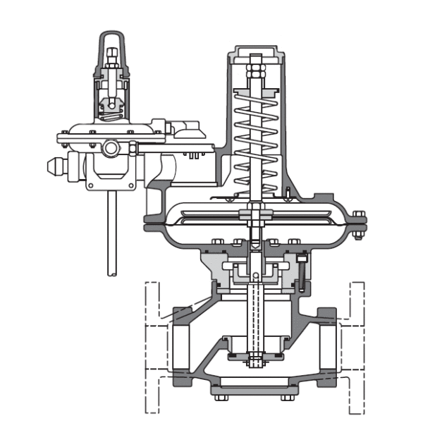 Sensus 121 RPC 121PL PilotOperated Regulators Marshall W Nelson and