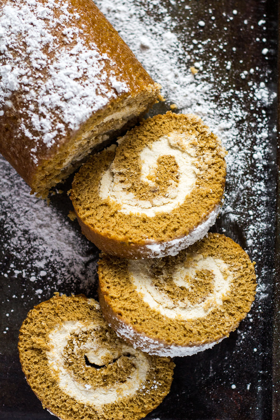 Gingerbread Cake Roll Marsha's Baking Addiction