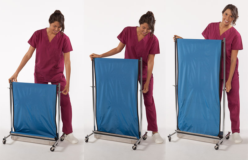 Mobile Rolling Barriers Adjustable Height MarShield Custom