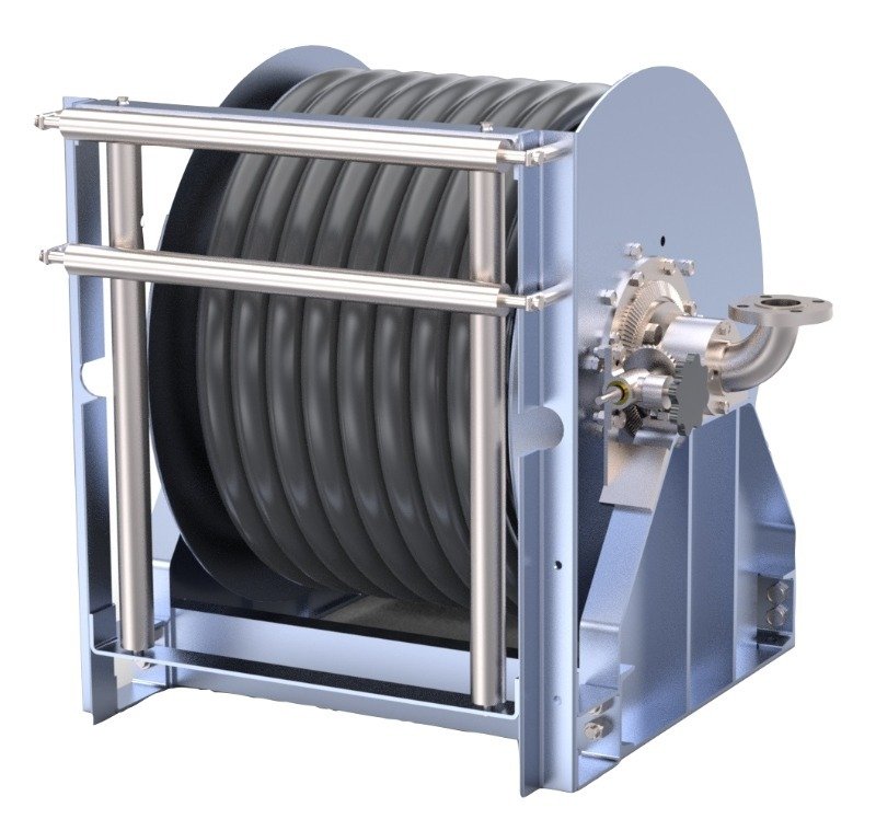 Self Contained Foam Hose Reel Station Marsol Tech