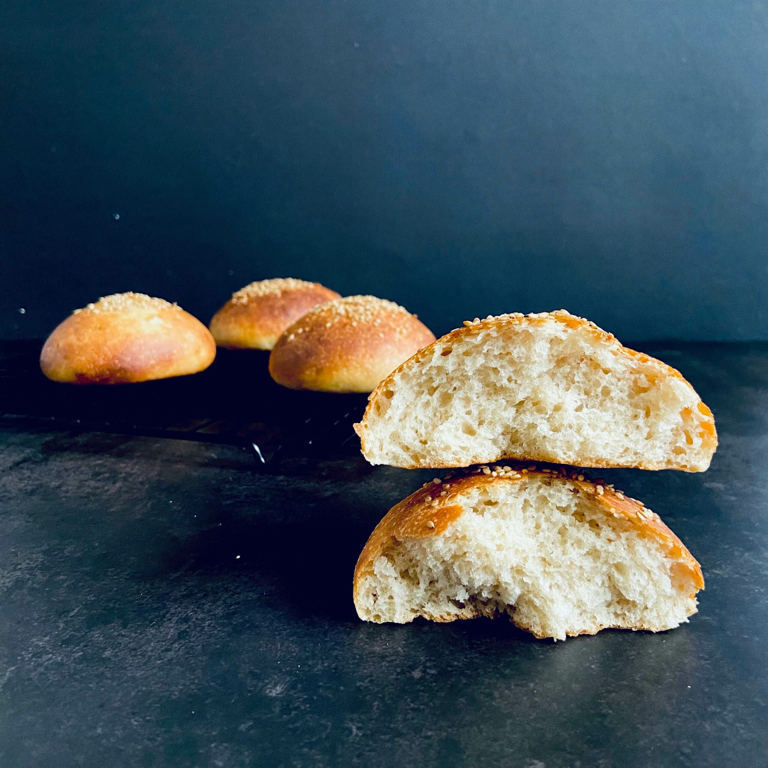 Dinkel Burger Buns Hamburgerbrötchen (eifrei) Marta Ullmann