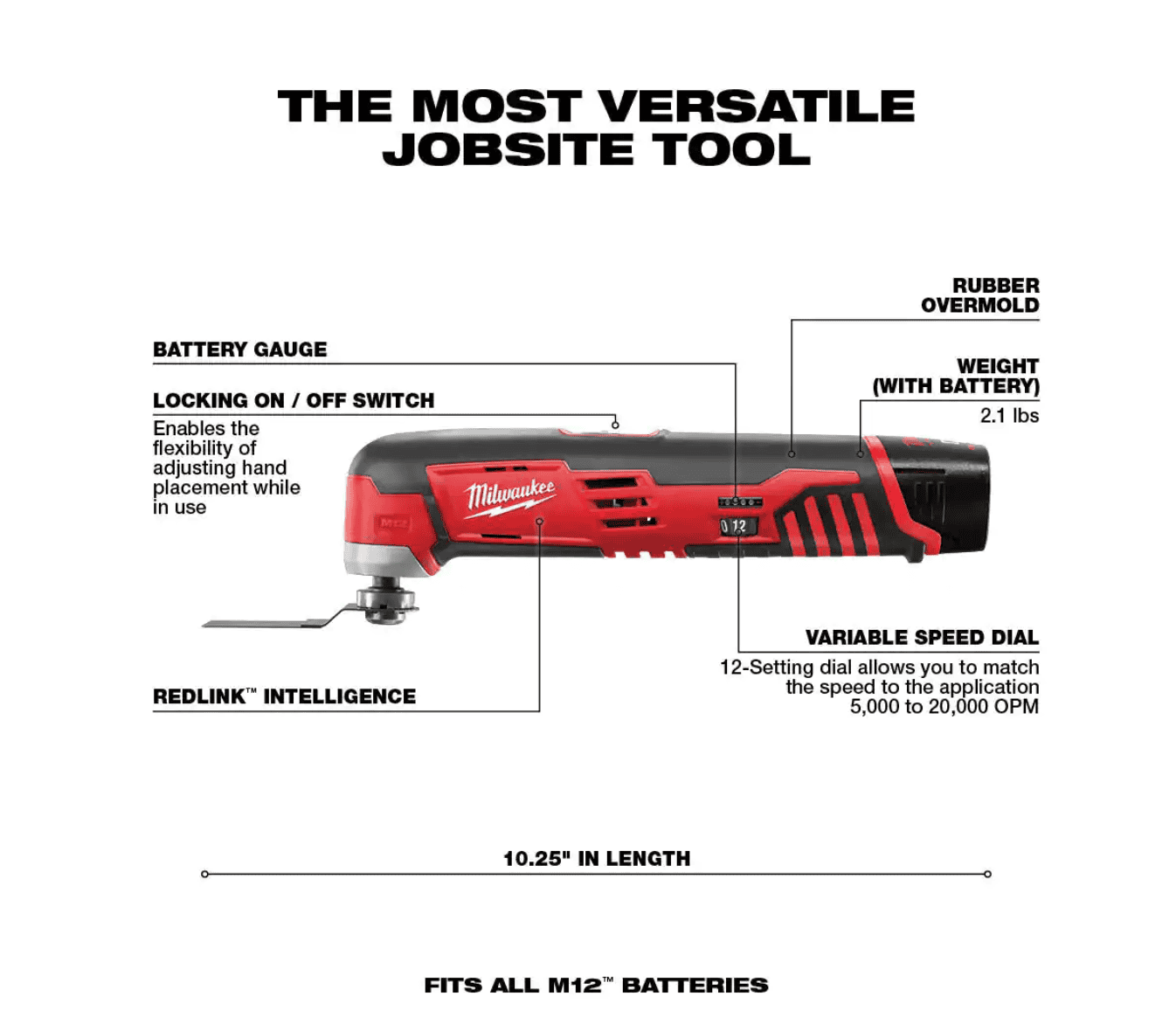 Milwaukee 250522242620 M12 FUEL 12V LithiumIon Brushless Cordless 4