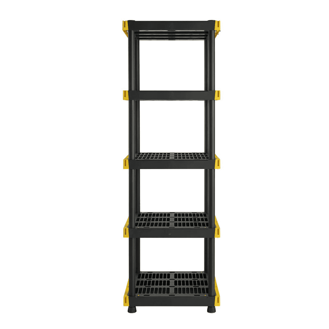Project Source Commander Plastic Heavy Duty 5Tier Utility Shelving Unit (24in W x 20in D x 72