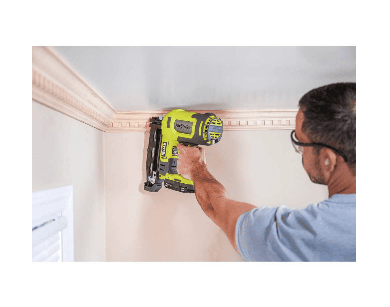RYOBI P326-PBP006 ONE+ 18V 16-Gauge Cordless AirStrike Finish Nailer