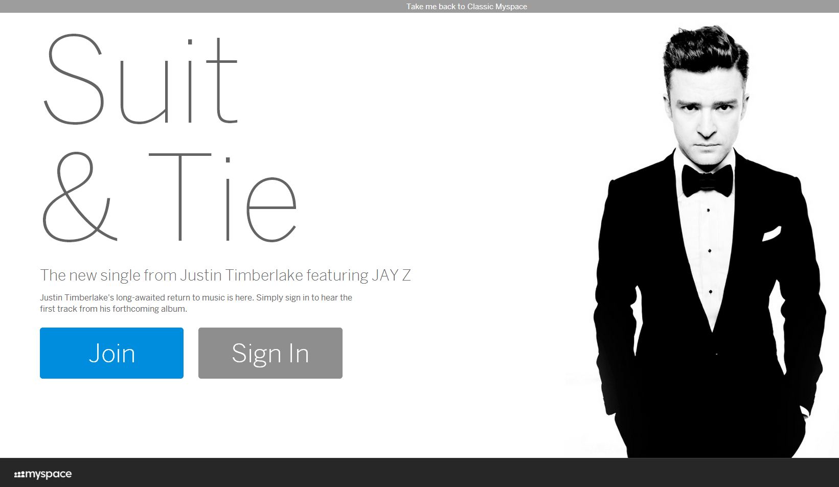 A New MySpace Relaunches (Again) On The Back Of Justin Timberlake's