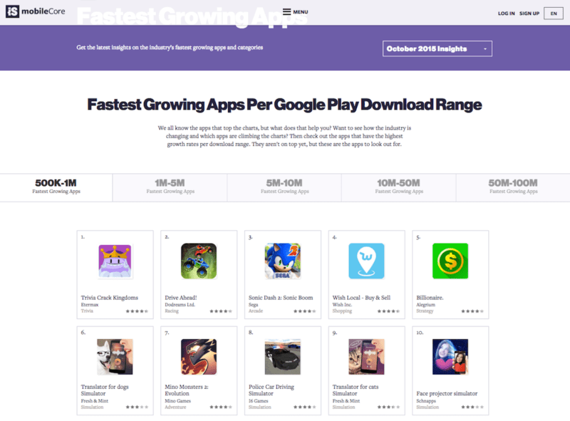 App Discovery Platform IronSource Launches “Fastest Growing Apps” Tool
