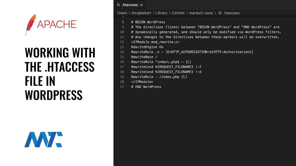 Working With The .htaccess File In WordPress Martech Zone