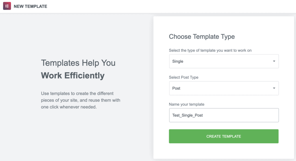 create_template_single_post_elementor Martech with Me Marketing