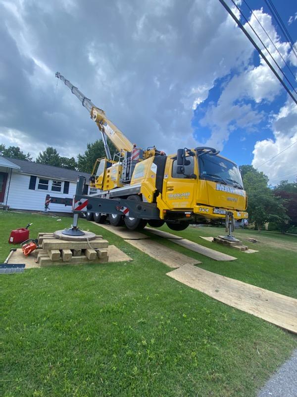 Tree Removal Service in Chelmsford, MA. Martel Crane Service & Tree