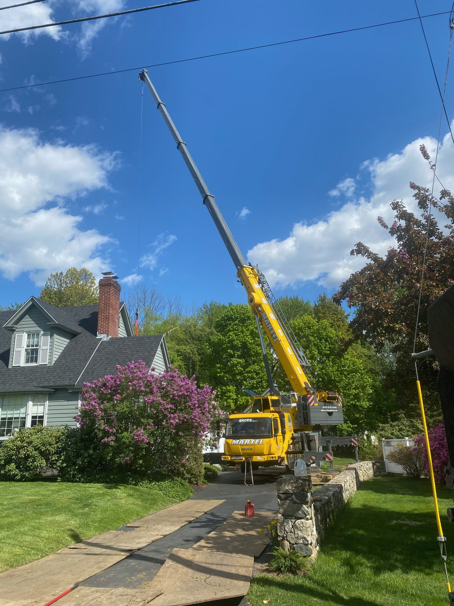 Tree Removal and Service in Lowell, MA. Martel Crane Service & Tree
