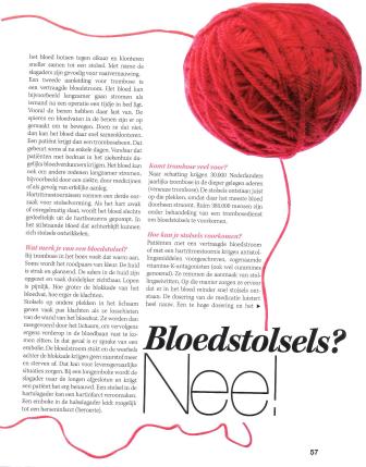 Bloedstolling? Ja. Bloedstolsels? Nee! | Marte Van Santen