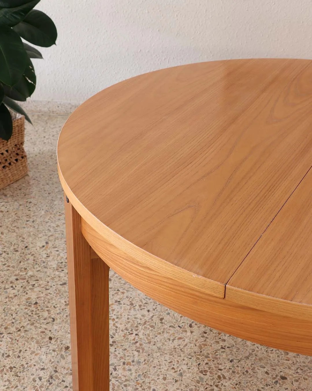 Mesa redonda madera extensible Martina Vintage