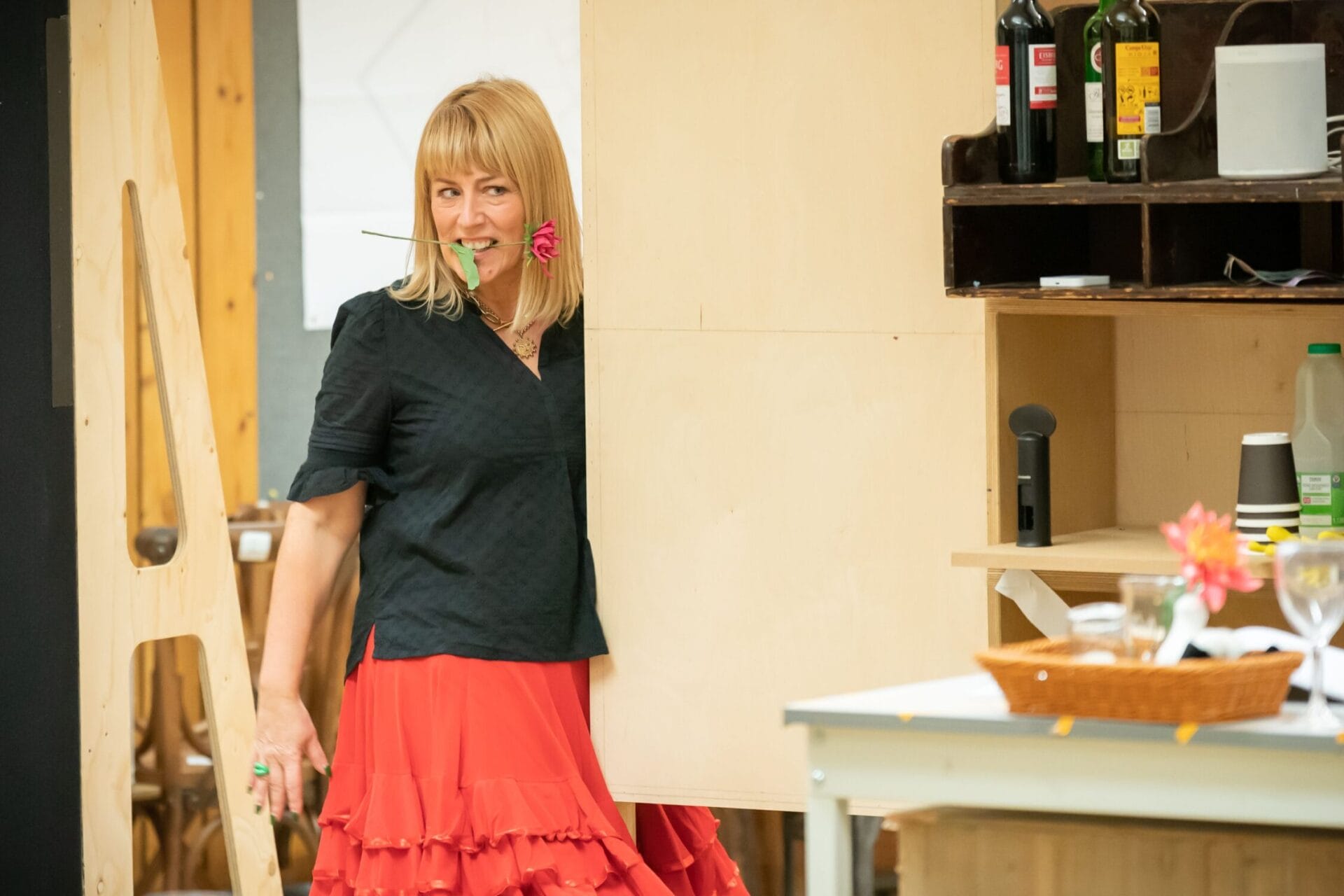 Rehearsal Images for Kerry Jackson with Fay Ripley National Theatre