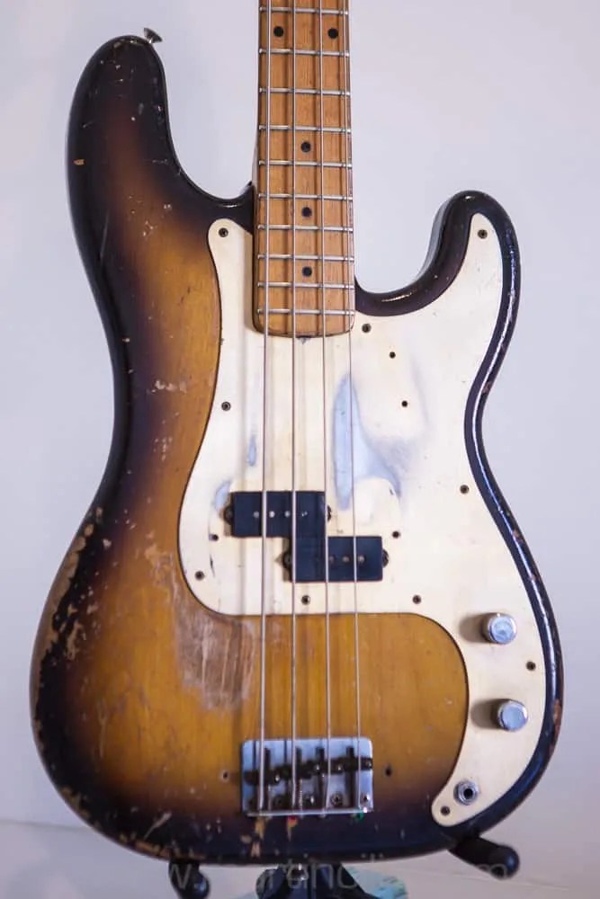 1957 Fender Precision Bass 2 Tone Sunburst Martin Cilia Australia