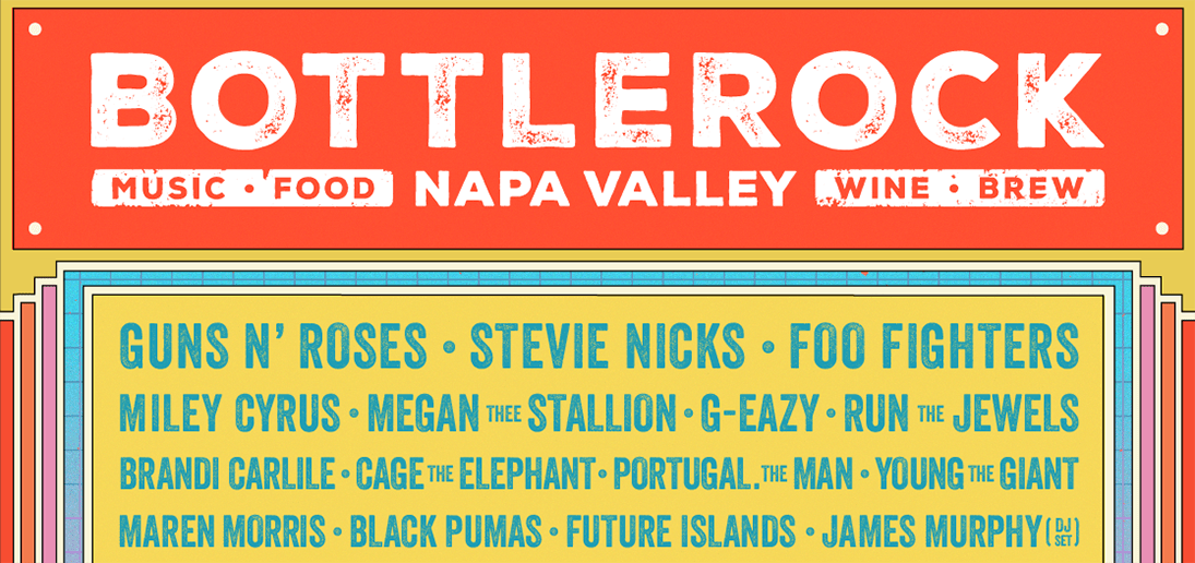 Foos, Miley, G'N'R to headline BottleRock '21 on Labor Day weekend