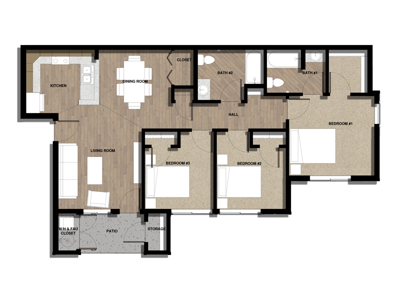 Floor Plans Martin Street Apartments Affordable Housing in Lakeport