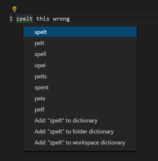 VS Code Code Spell Checker Martin Tierney
