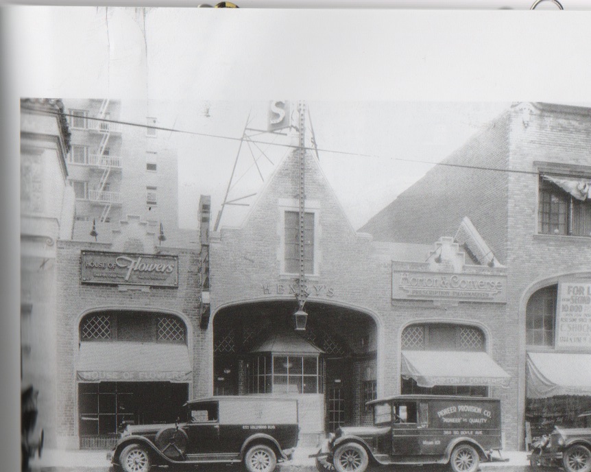 Henry’s Cafe, Hollywood Blvd, 1920s