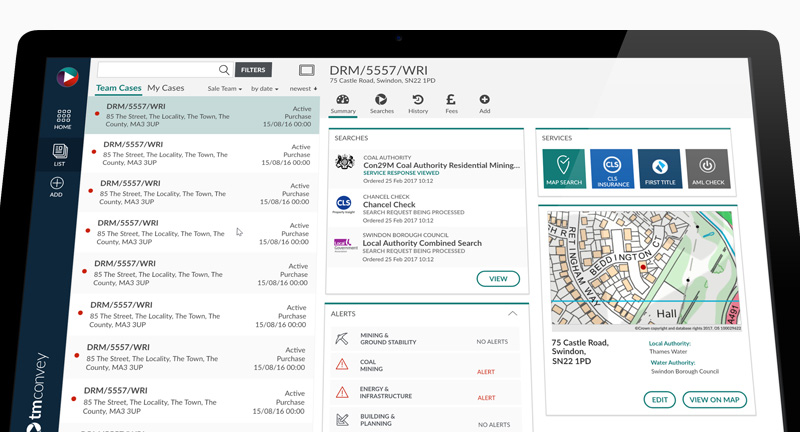 Case management for Conveyancers Martin Wright Product & UX Designer