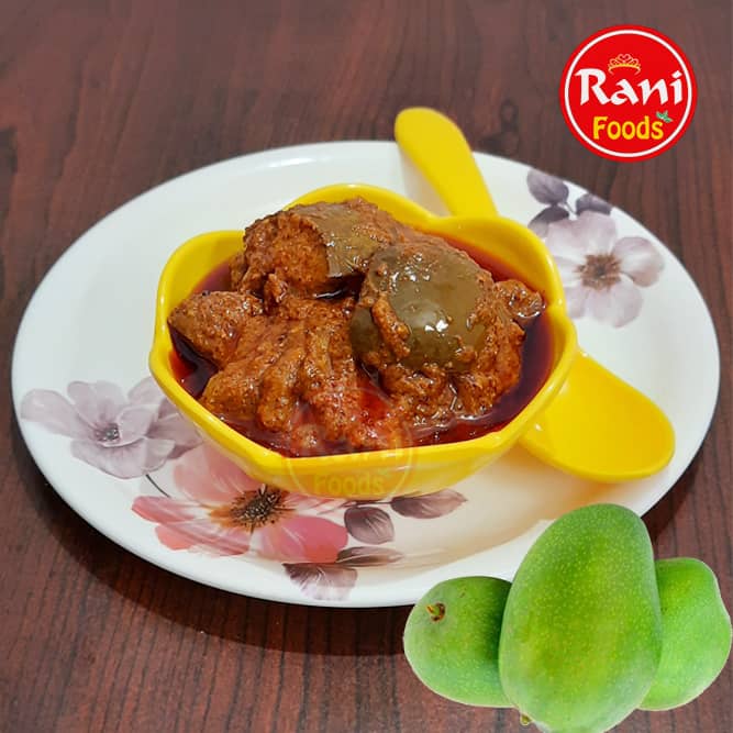 Cut Mango Pickle (Avakaya Pachadi) Veg Pickles Hyderabad Martmines