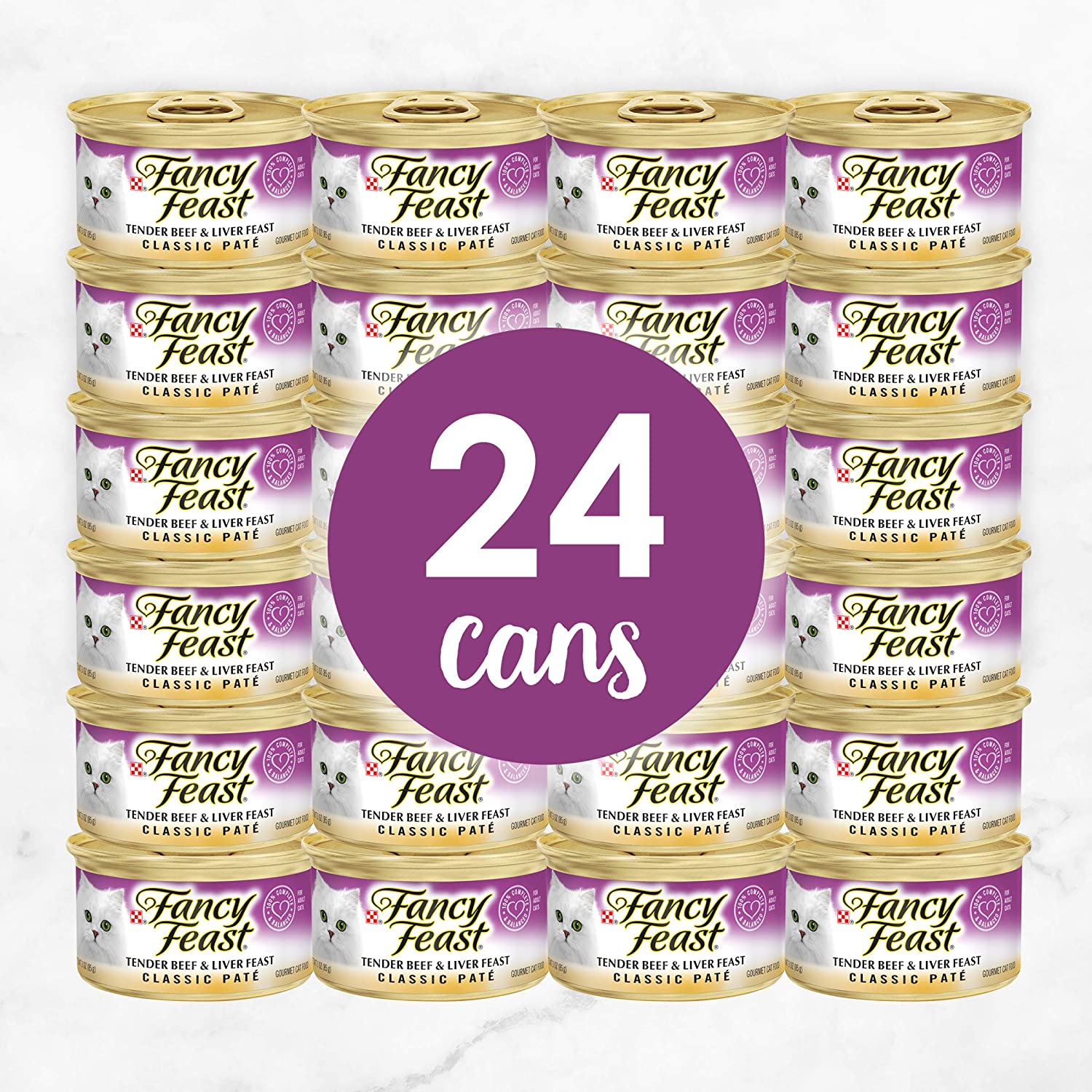 Purina Fancy Feast Grain Free Pate Wet Cat Food, Classic Pate Tender