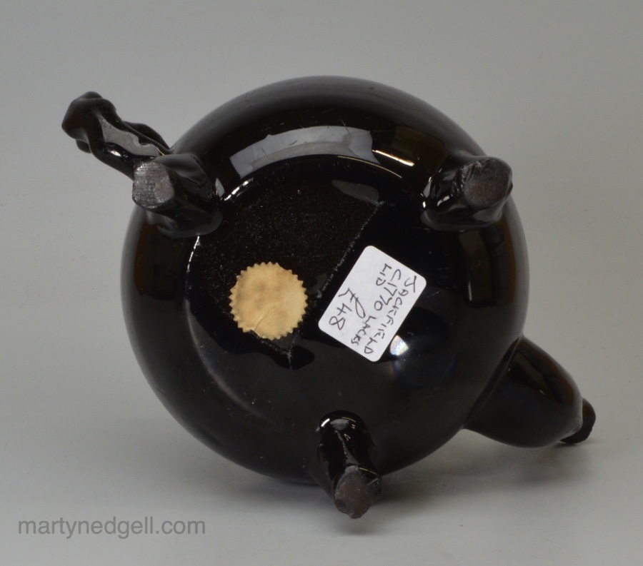 Jackfield black pottery teapot, circa 1770 Martyn Edgell Antiques Ltd.