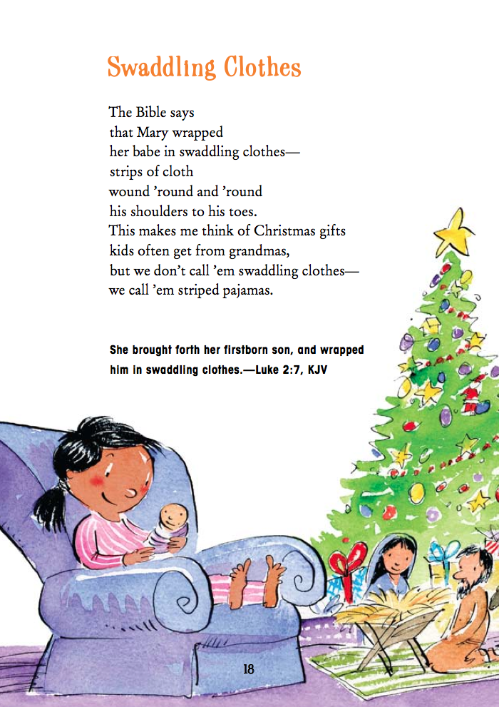 Christmas Poems for Kids Swaddling Clothes Marty Nystrom