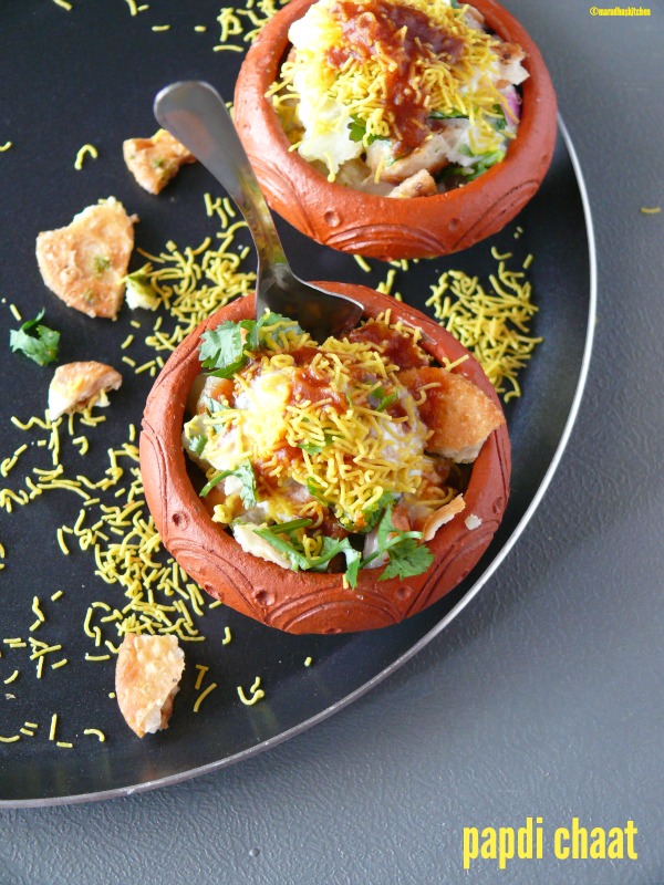 papdi chaat indian recipe /marudhuskitchen Marudhuskitchen