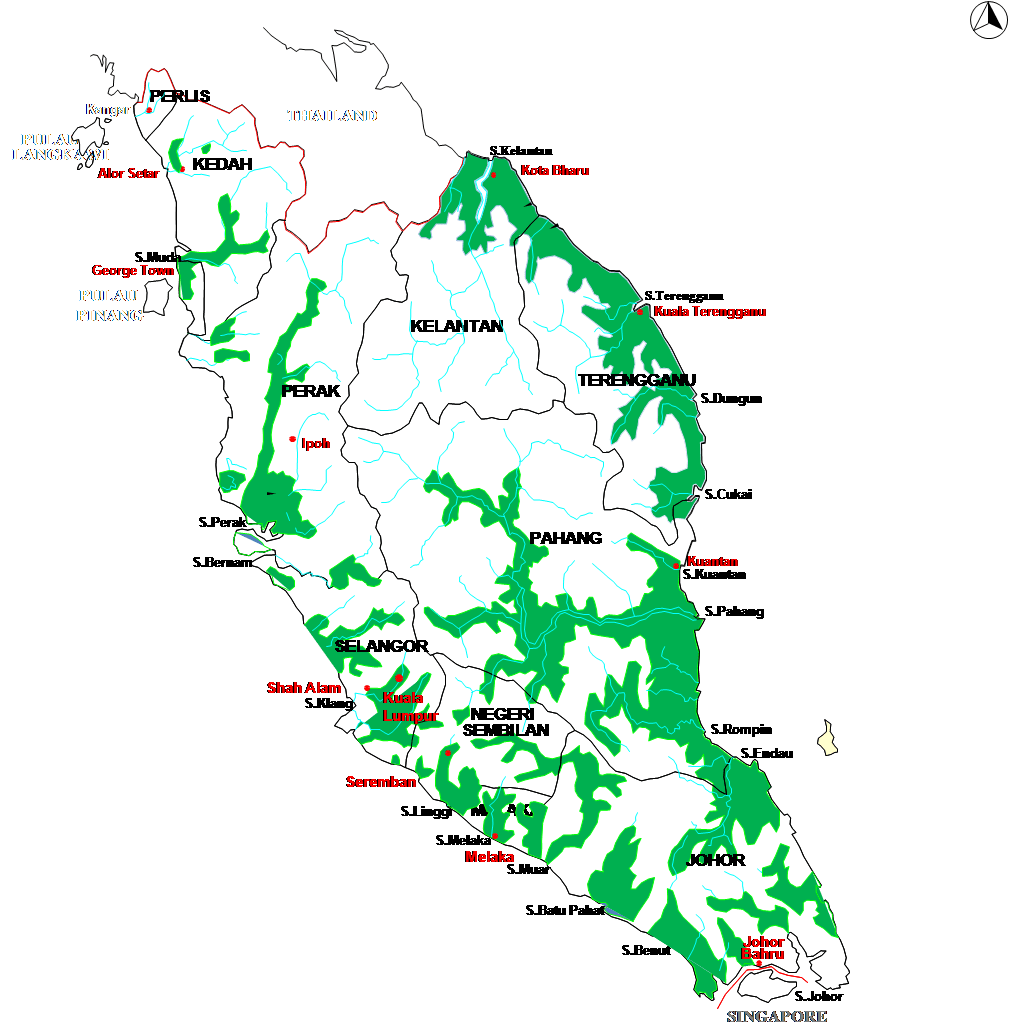 Kawasan Mudah Banjir di Malaysia Marufish World of