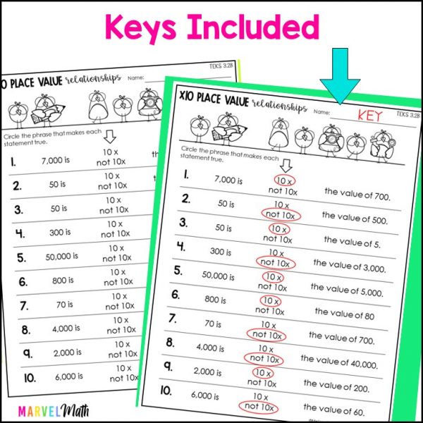 3rd Grade Place Value Worksheets - Marvel Math