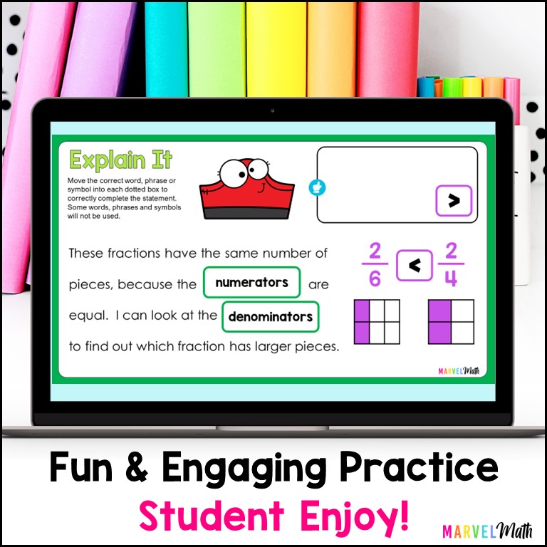 Comparing Fractions with the Same Numerator - Common Numerator Google