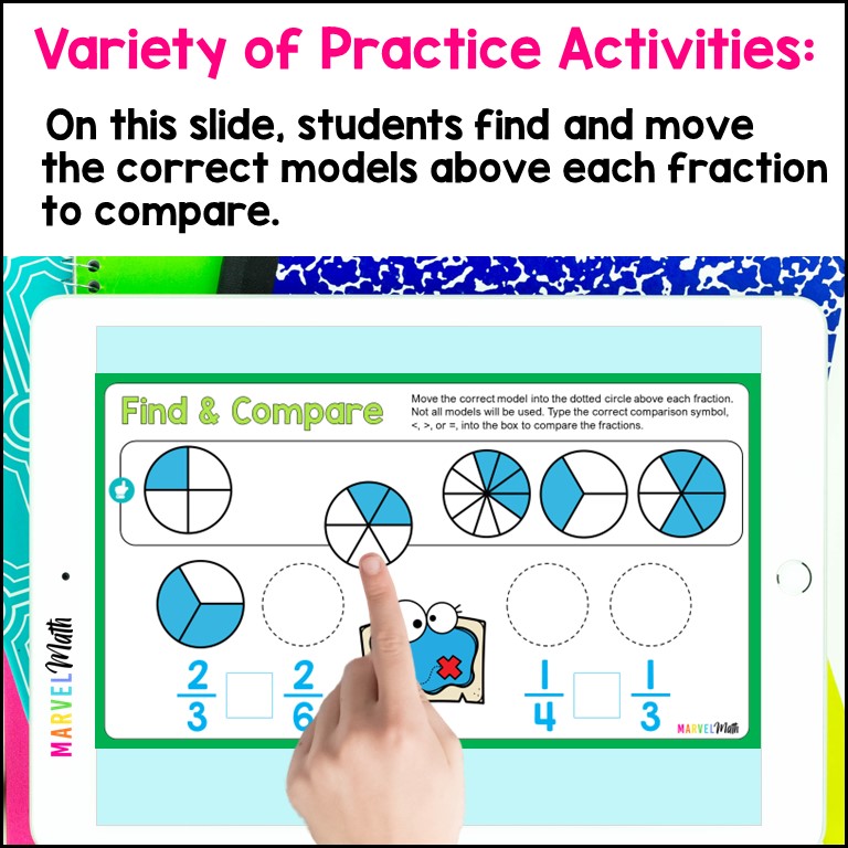 Comparing Fractions with the Same Numerator - Common Numerator Google