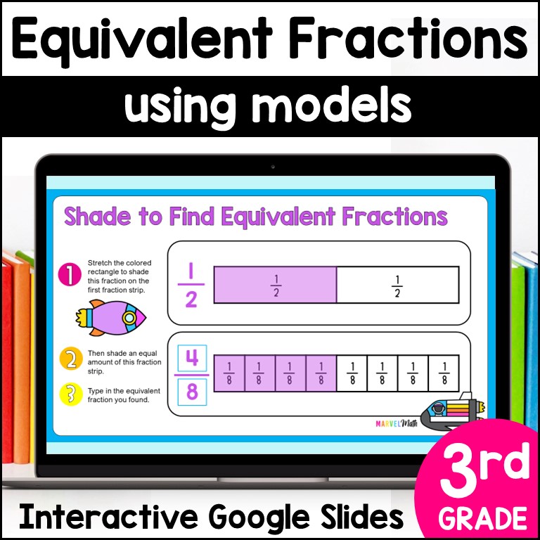 Equivalent Fractions 3rd Grade Google Slides - A Digital Hands On
