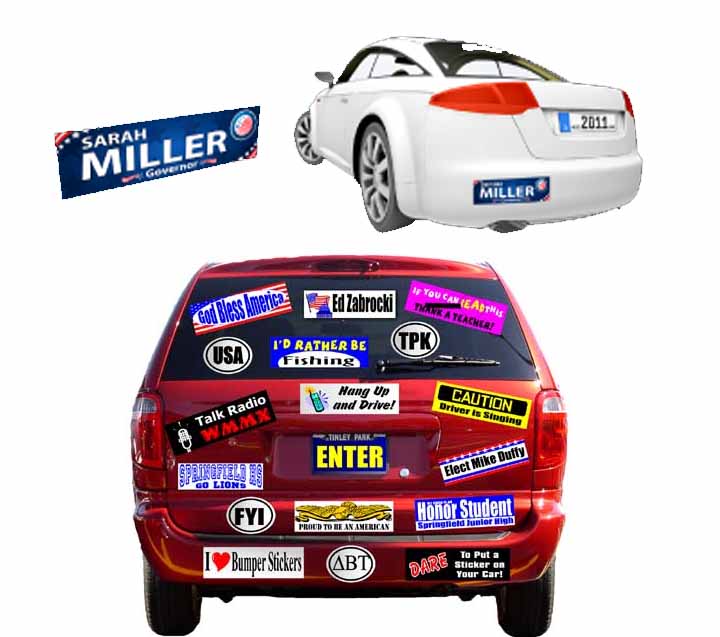 Personalized Bumper Stickers Marvelous Printing
