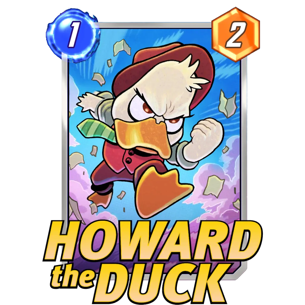 Howard The Duck Dan Hipp Marvel Snap Card Variant Marvel Snap Zone