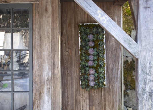 Vertical Zinc Wall Planter