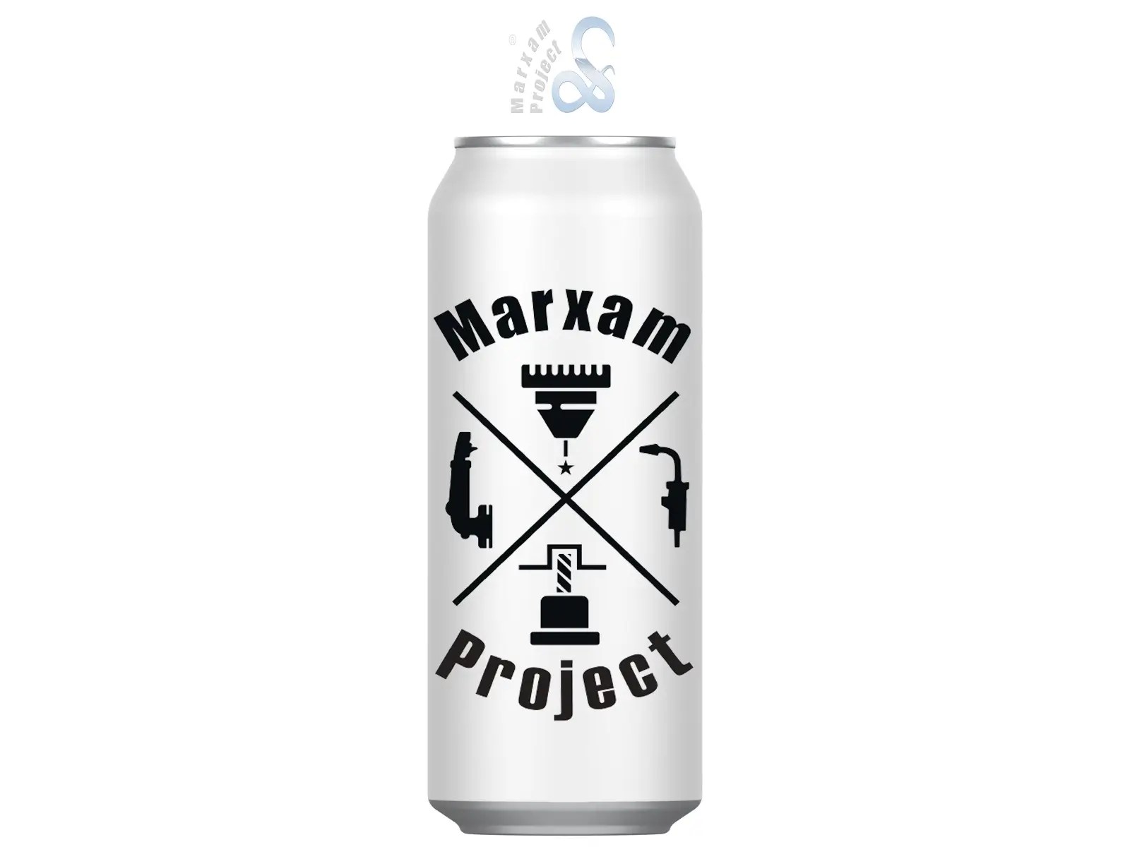 Custom printed aluminum cans in bulk 500 ml MarxamProject